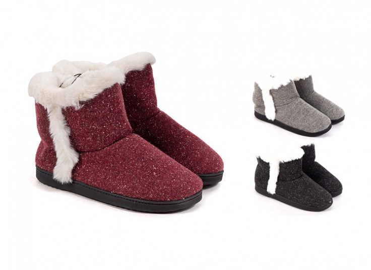 نیم بوت بافت طرح UGG