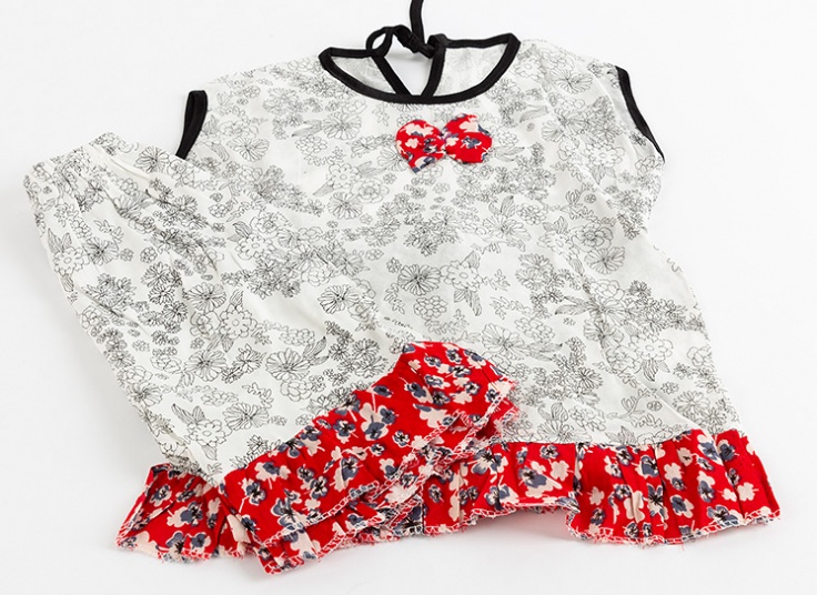 ست تاپ شلوارک دخترانه Papillon