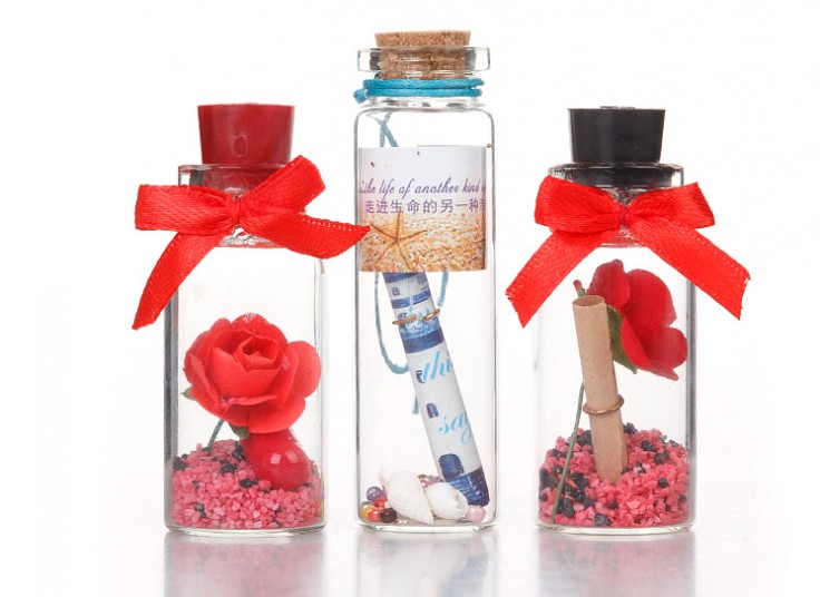 بطری عشق شیشه ای