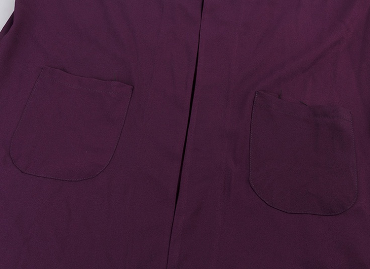 مانتو جلو باز زنانه Crepe