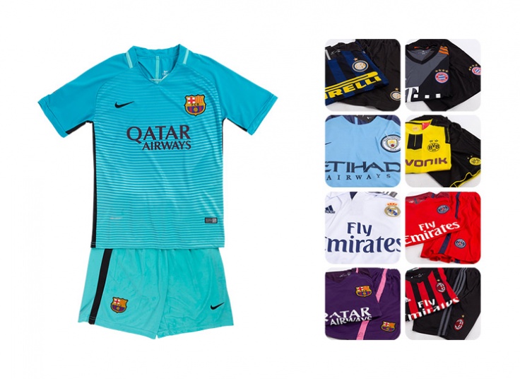 ست تیشرت و شلوارک باشگاهی