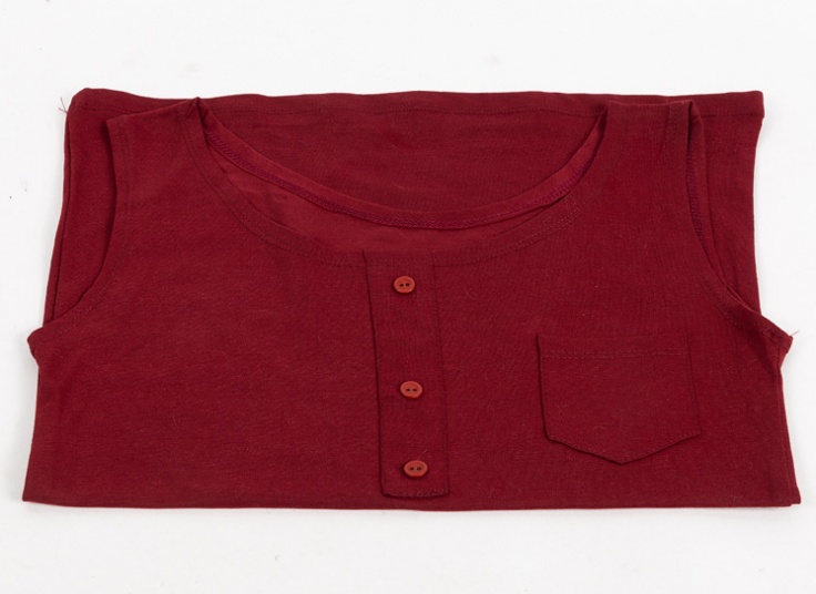 تاپ زنانه تک جیب