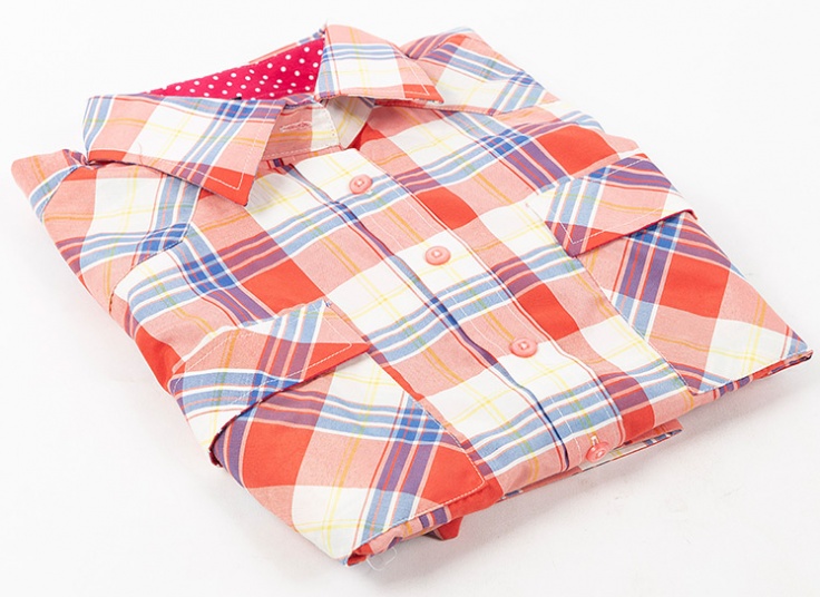 شومیز چهارخانه زنانه