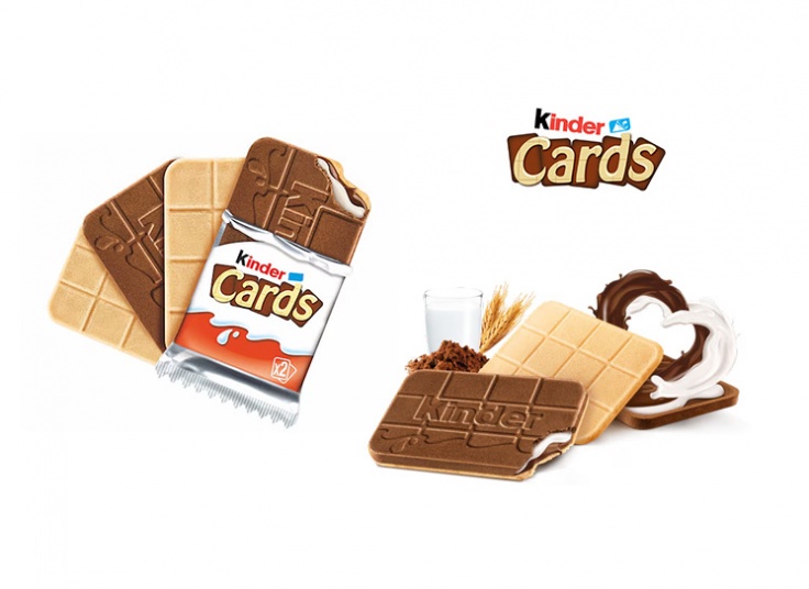 بیسکوییت شکلاتی Kinder Cards