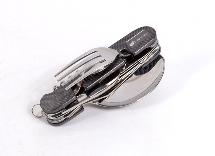 کیت چندکاره قاشق چنگال کمپی GRAND HARVEST