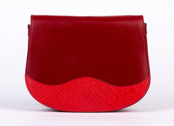 کیف دوشی چرم طبیعی زنانه Saddle