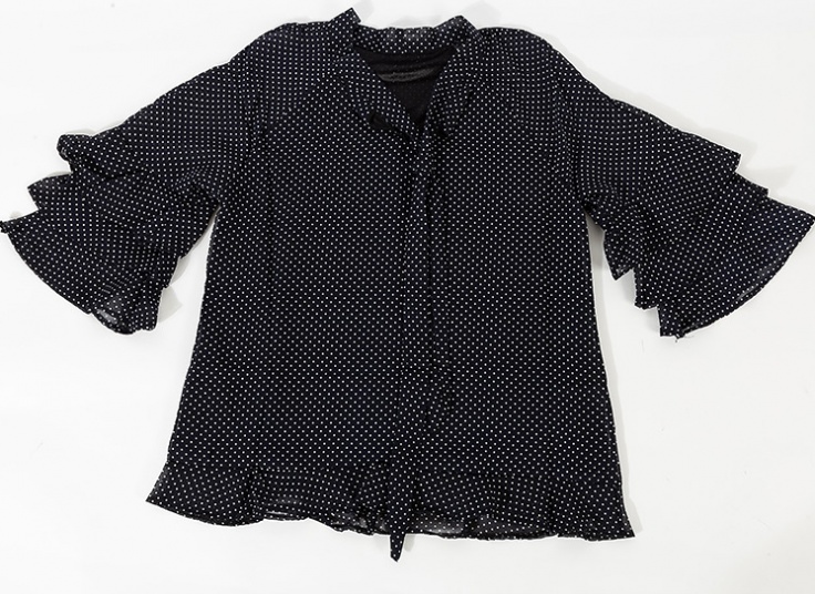 بلوز حریر گره ای