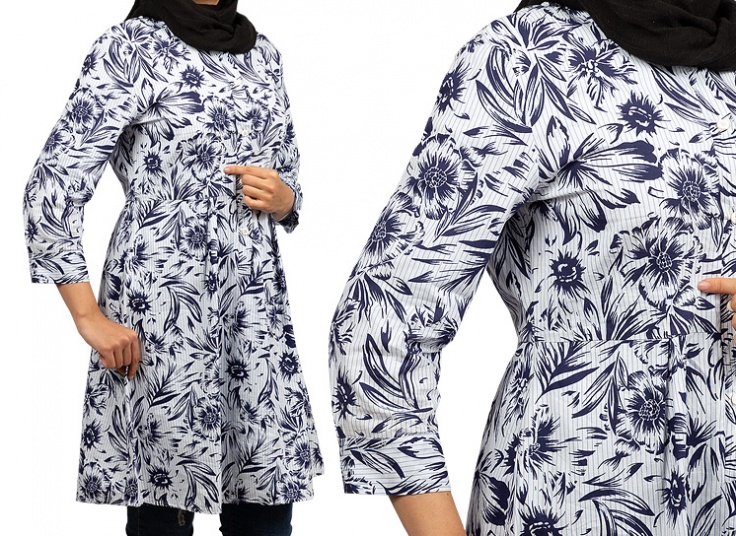 مانتو گلدار Oakridge