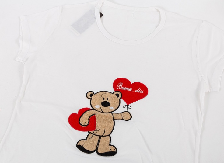 تیشرت زنانه طرح قلب