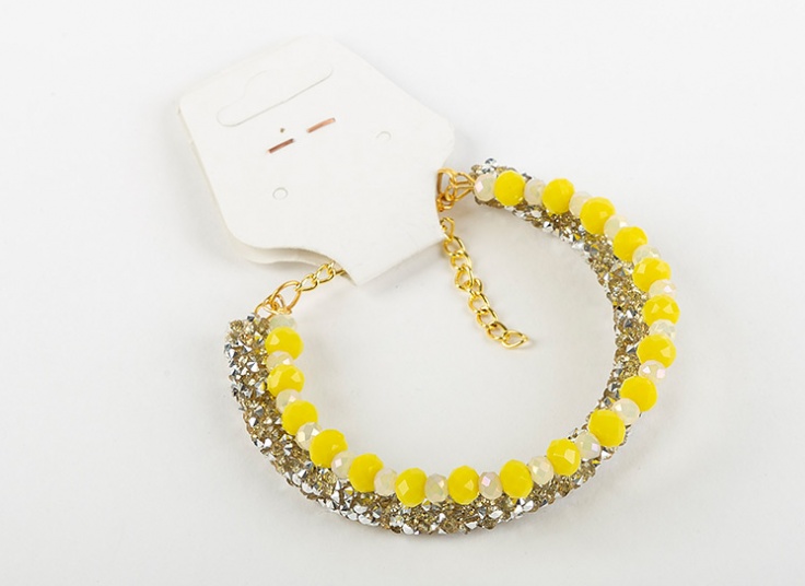 دستبند طرح کریستال