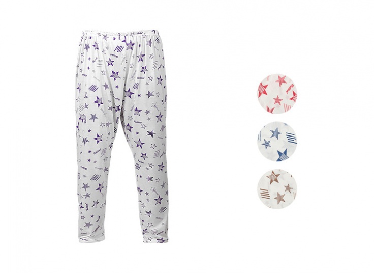 شلوار راحتی زنانه طرح ستاره