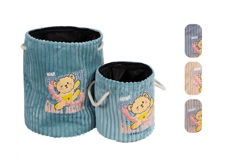 سبد 2 عددی لباس و اسباب بازی طرح IKEA