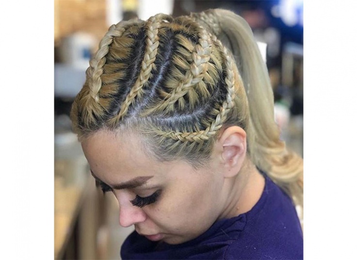 بافت مو در سالن بیوتی ندا