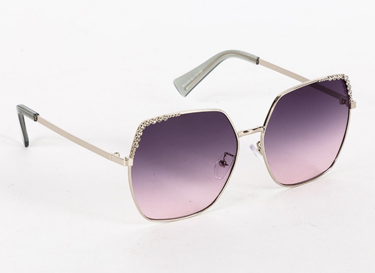 عینک آفتابی نگین دار طرح CHANEL