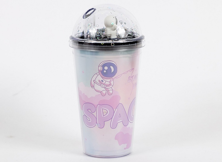 لیوان اسموتی چراغ دار گلکسی