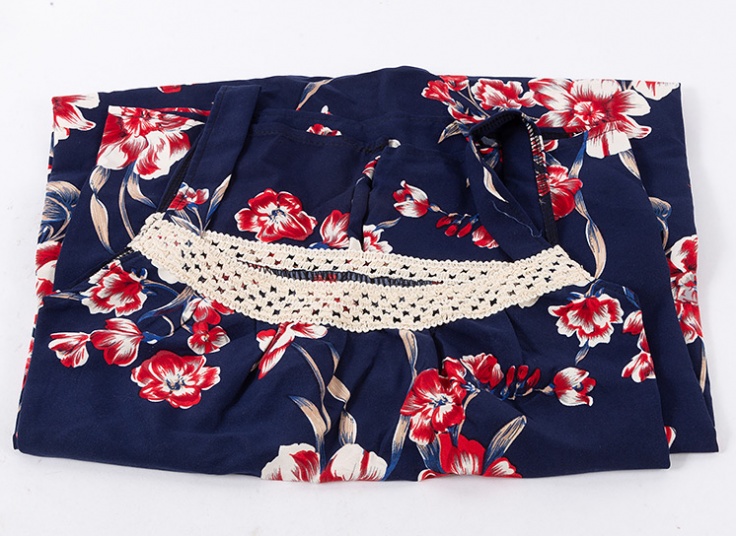 پیراهن نخی طرحدار