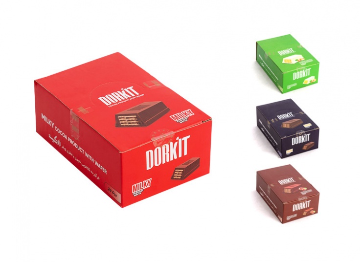 ویفر شکلاتی تک انگشتی DORKIT