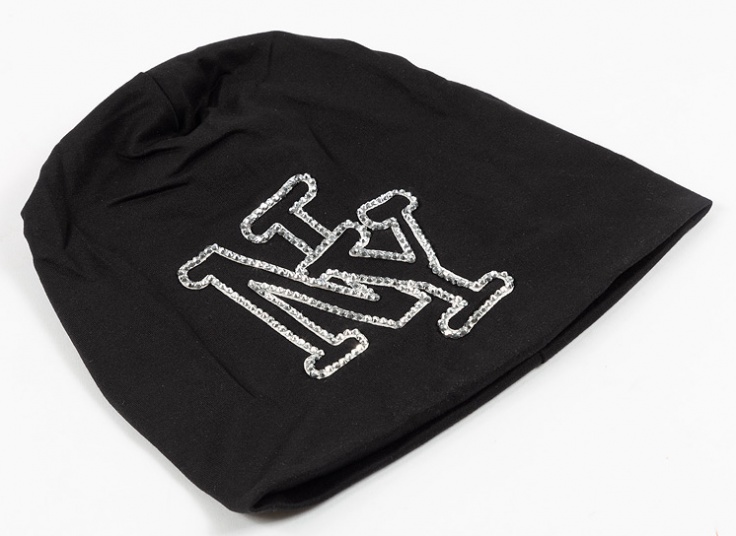 کلاه نگین دار طرح NY