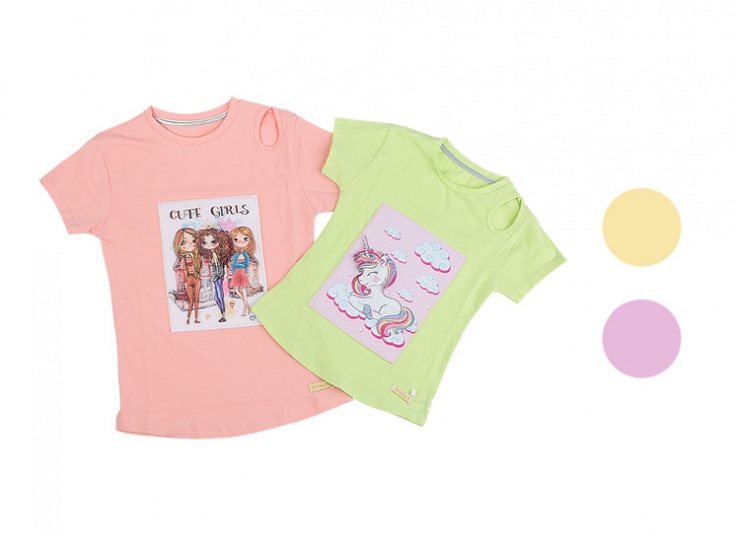 تیشرت بچگانه طرح‌دار Violet