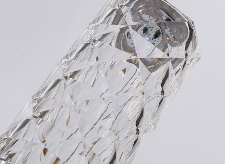 آباژور شارژی کریستالی Rose Table Lamp