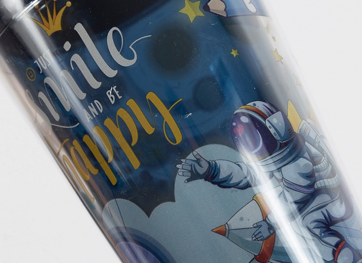 لیوان اسموتی چراغ دار گلکسی