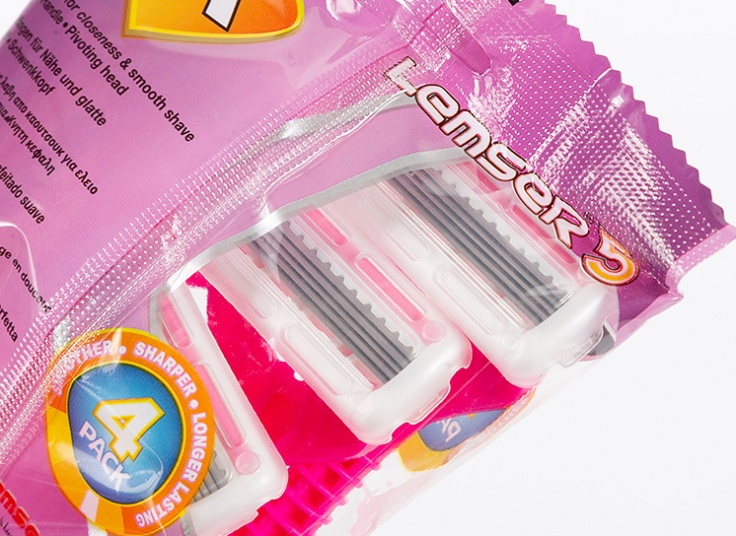 پکیج 4 عددی تیغ اصلاح Lemser