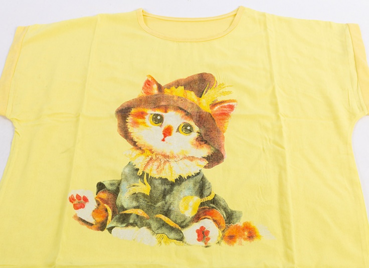 تاپ جلو نخی طرح گربه کد15825