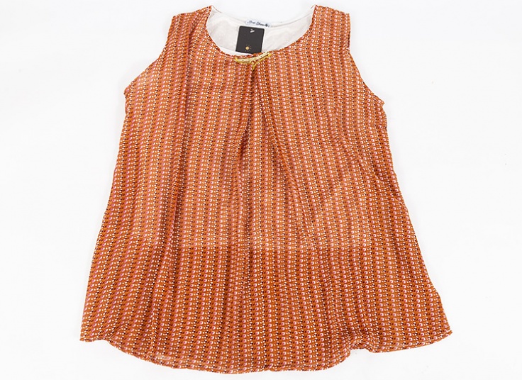 تاپ طرح دار حریر زنانه