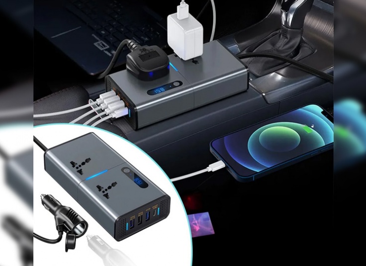 اینورتر و شارژر خودرو مدل 7612