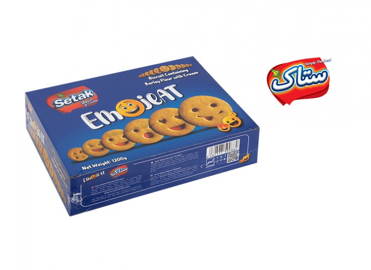 بیسکویت کرم دار ایموجی ستاک