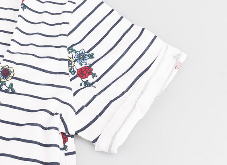 تیشرت زنانه طرح Flower Print