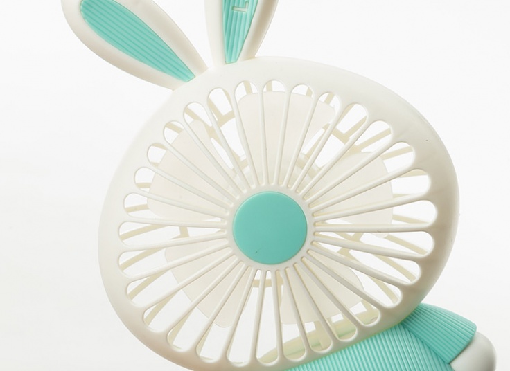 پنکه چراغدار شارژی طرح خرگوش DianDi