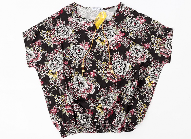 بلوز گلدار زنانه