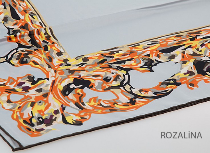 روسری ساتن ابریشم ROSALINA