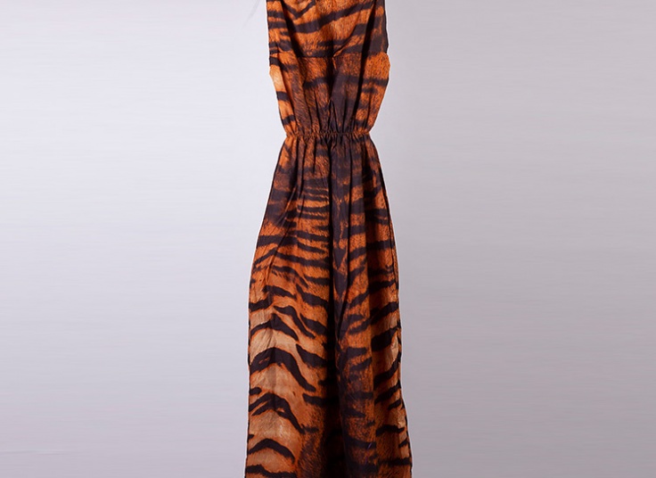 پیراهن ساحلی طرحدار زنانه