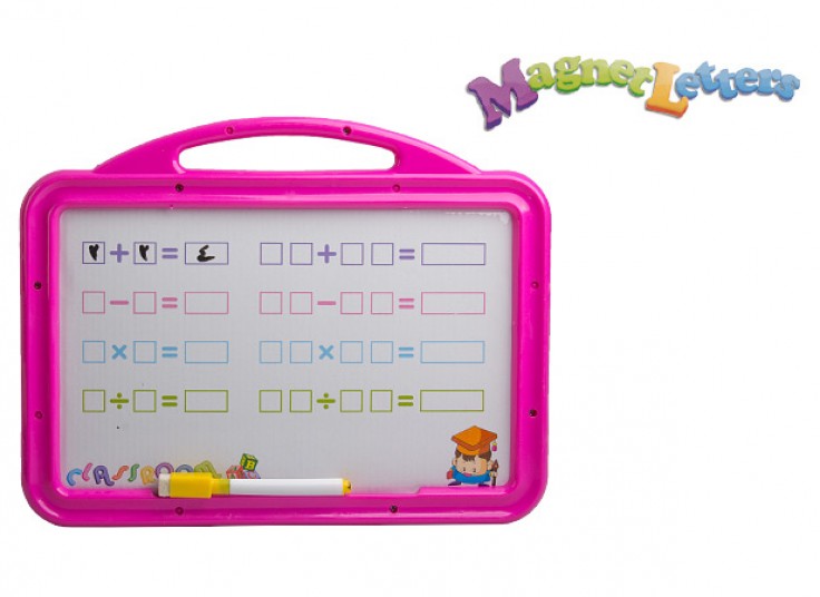 تخته وایت برد دو طرفه Magnet letters