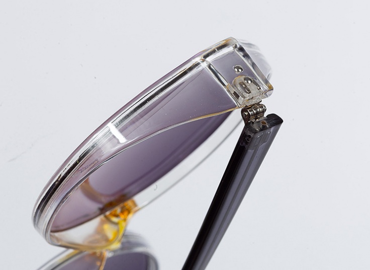 عینک آفتابی فریم گرد بزرگ