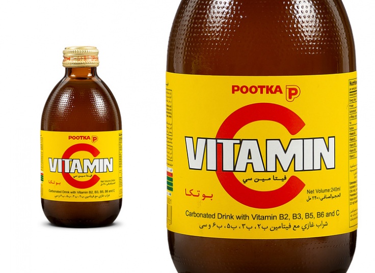 نوشابه انرژی زا ویتامین سی POOTKA