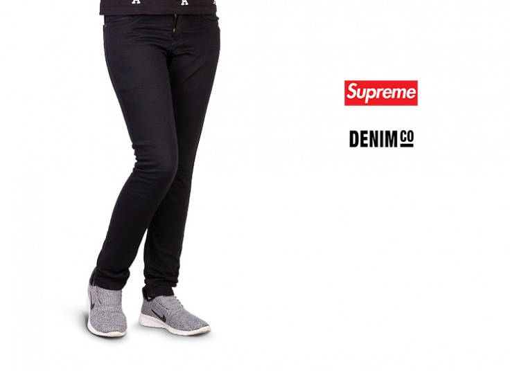 شلوار کتان کش زنانه Supreme