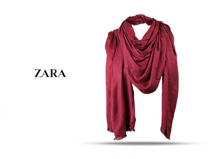 شال رنگی ZARA