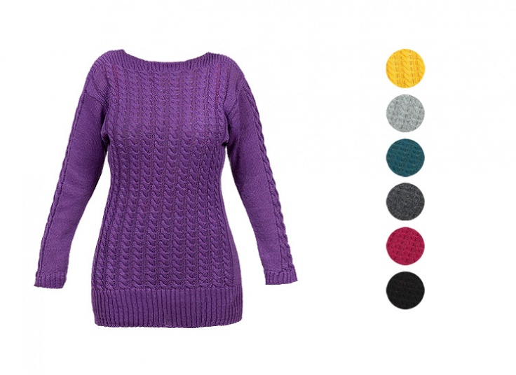 تونیک بافت یقه خشتی