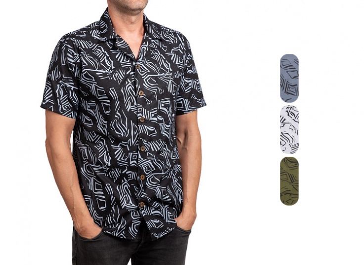 پیراهن چاپی آستین کوتاه طرح ZARA