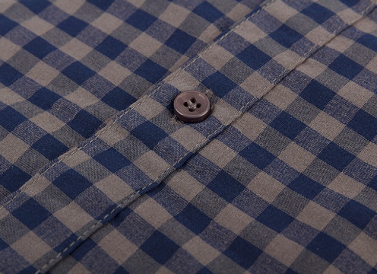 پیراهن مردانه چهارخانه طرح polo