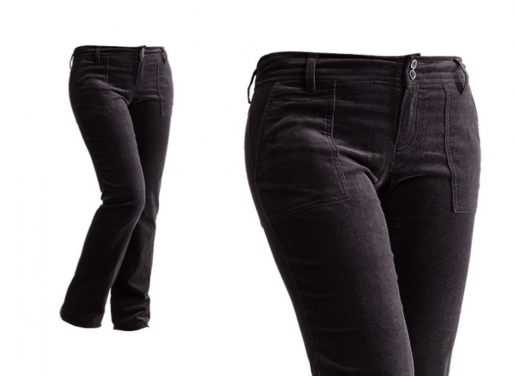 شلوار مخمل زنانه طرح MANGO