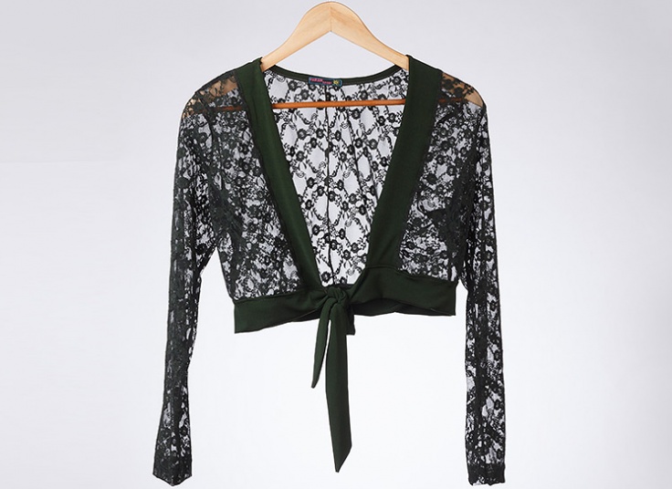 نیم تنه گیپور گره ای