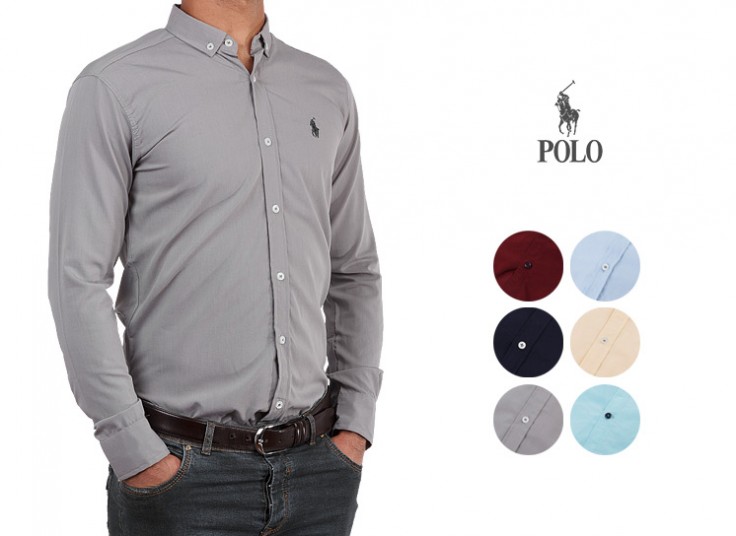 پیراهن کلاسیک مردانه طرح POLO