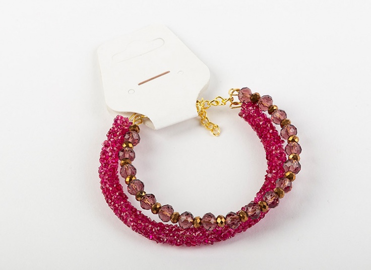 دستبند طرح کریستال