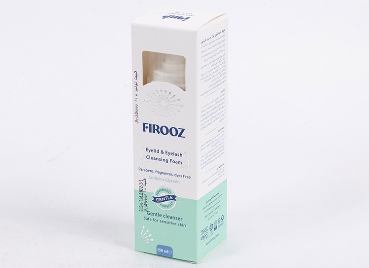 فوم شستشوی پلک و مژه فیروزه