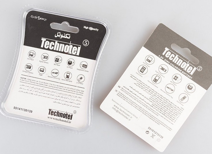 باتری نیم قلمی Technotel