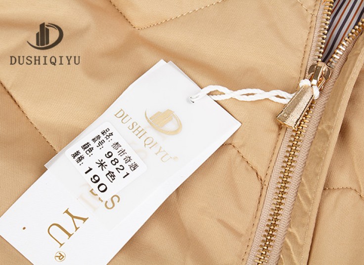 کاپشن کلاهدار زنانه DUSHIQIYU